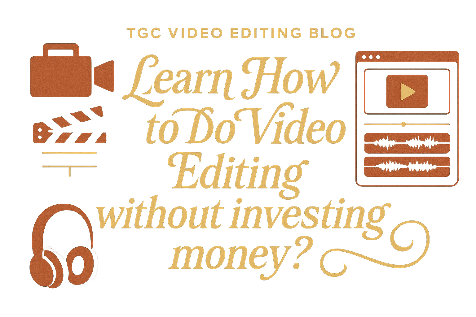 Learn How to Do Video Editing without investing money?